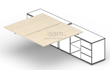 Мебель для персонала Приставной элемент ST2TPS166FU