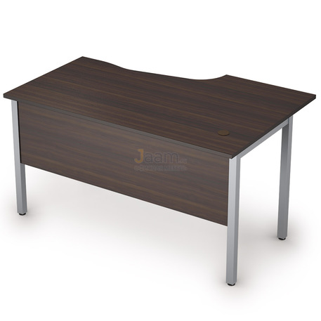 Мебель для персонала Стол криволинейный на металлических опорах левый 2МД.122