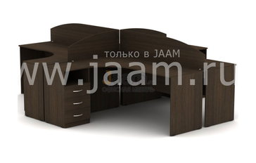 Мебель для персонала Комплект для четырех сотрудников