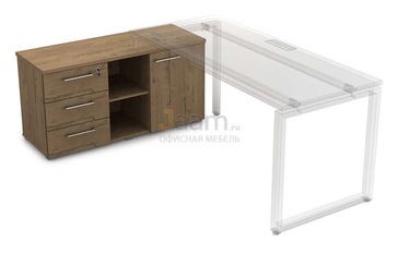 Кабинет руководителя Офисная тумба с 3-мя ящиками и дверкой 9НТ.006