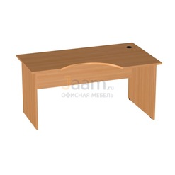 Мебель для персонала Стол рабочий эргономичный правый Э-22.2 п