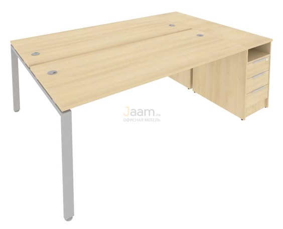 Мебель для персонала Рабочая станция с опорной тумбой Б.РС-СТП-2.5