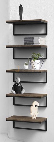 Мебель для персонала Стеллаж низкий из полок METALFRAME OAK