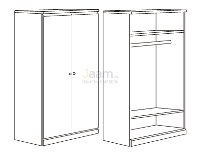 Мебель для гостиниц Гардероб R5801