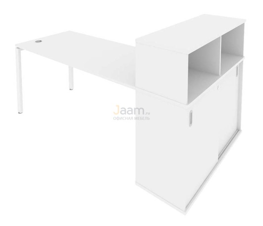 Мебель для персонала Стол письменный с опорным шкафом-купе Б.РС-СШК-3.4