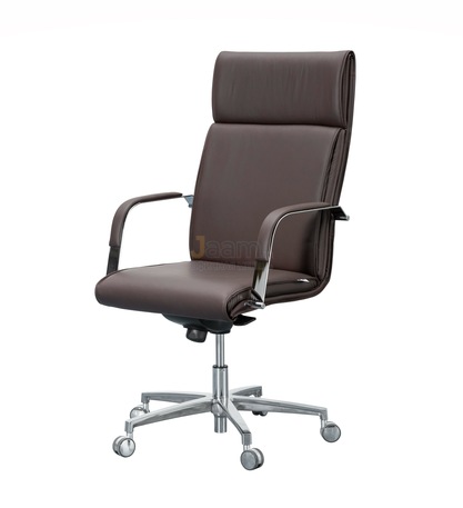 Кресло Лондон/П Кожа нестандартная/база алюминий