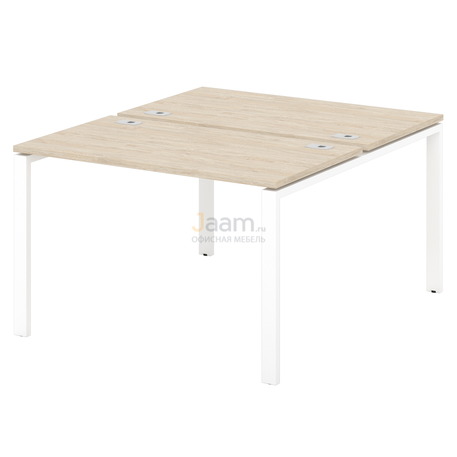 Мебель для персонала Стол-тандем на металлокаркасе S-41