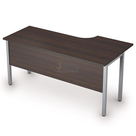 Мебель для персонала Стол криволинейный на металлических опорах левый 2МД.143