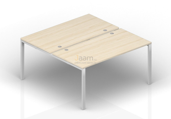 Мебель для персонала Составной стол на 2 рабочих места ST2TG128
