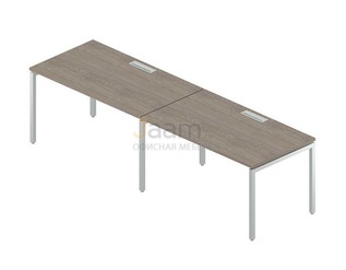 Мебель для персонала Двойная группа столов с люком RP-1.1(x2)+F-35