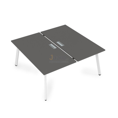 Мебель для персонала Стол системы БЕНЧ на 2 рабочих места порошковое покрытие 10БД.284