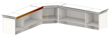 Кабинет руководителя Карниз ПК-ВР-КР142х8Л