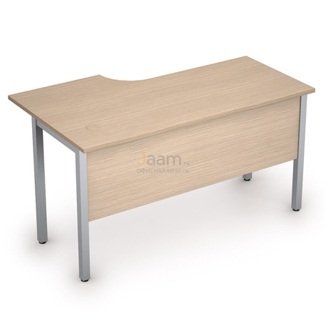 Мебель для персонала Стол криволинейный на металлических опорах правый 2МД.145