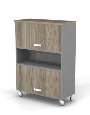 Мебель для персонала Шкаф открытый, 2 глухие лифт-двери BR82.0366