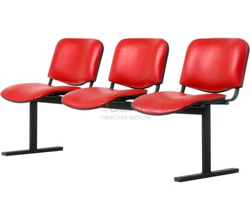 Офисный стул Изо на раме 3-х мест.