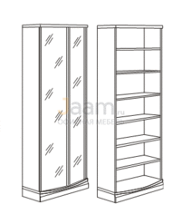 Мебель для гостиниц Офисный шкаф для книг R5603