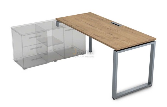 Мебель для персонала Стол для крепления на тумбу левый СТЛ-О.984