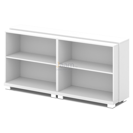 Кабинет руководителя Стеллаж низкий двойной L-64