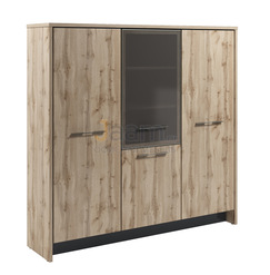 Кабинет руководителя Офисный шкаф трехсекционный правый Т-33-14 пр