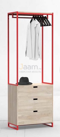Мебель для персонала Гардероб VIOLET OAK с 3 ящиками
