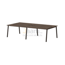 Мебель для персонала Бенч-система на 4 рабочих места на металлокаркасе Т-155