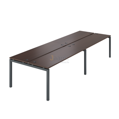 Мебель для персонала Бенч двойной на 4 рабочих места АМБ-005.60-4