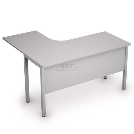 Мебель для персонала Стол криволинейный на металлических опорах правый 2МД.131